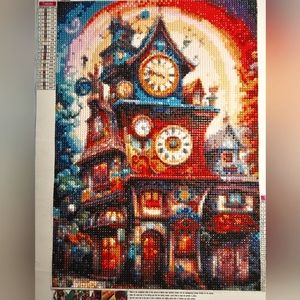 Fashion Clock Tower Diamond Art